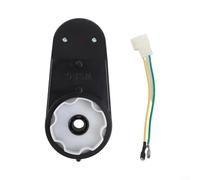 SiSinkal RS390 / RS550 Electric Gearbox 12V 12000-30000RPM High Torque DC Motor with Metal Gears for Children's Ride-On Car Replacement, Black(RS390 12V 20000RPM)