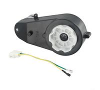 SiSinkal RS390 / RS550 Electric Gearbox 12V 12000-30000RPM High Torque DC Motor with Metal Gears for Children's Ride-On Car Replacement, Black(RS550 12V 12000RPM)