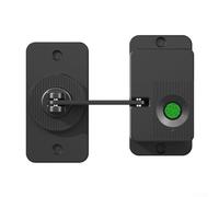SiSinkal Safety Smart Fingerprint Lock, Fast 0.5s for UNLOCK Cabinet and Drawer Latch, Type-C Charging Anti-Theft Protection for Home Window, Fridges and File Cupboards, ABS and Steel, Black