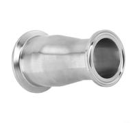 SiSinkal Sanitary Reducer Fitting SS304 2" to 1.5" Tri Clamp for Concentric Pipe Connection, 51x38mm OD, Stainless Steel 304 for Food, Pharmaceutical and Beverage Systems