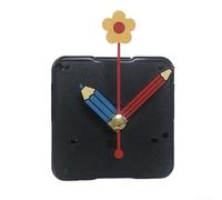 SiSinkal Silent Quartz Clock Movement Kit for DIY Wall Clock Repair, Integrated Hanging Design with 18mm Shaft and 11mm Thread, Fits 5-8mm Panel Thickness, Complete Replacement Parts Set(C)