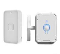 SiSinkal Smart RF433 Wireless Light Switch No Wiring Required Remote Control for Home Office Kitchen Easy Setup Compact Design Battery Powered Finger Robot for Ceiling Lamp(White * 1 + 1)