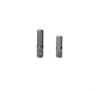 SiSinkal Socket Adapter Bar with 1/4in Hex Shank for 1/2 3/8 1/4 Drive Tools Use with Electric or Manual Drivers (2pcs(25mm+30mm))