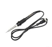 Sisinkal Soldering Iron Handle 50W, Compatible with 936A 937D, 852 852D Solder Stations High Temperature, Resistance Metal Silica Gel Construction Black