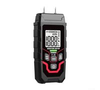 SiSinkal TA666A Digital Wood Hygrometer with Three-Color LED, 0-54.8% RH Moisture Tester for Lumber Concrete Brick, ±1% Accuracy Data Hold for Building Material Analysis