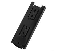 SiSinkal Three Section Ball Guide 45mm Width Drawer Slides 5 6 8 Inch Full Extension Folding Rail Side Mounted Heavy Duty for Home Office Kitchen Small Cabinet Drawers(（125mm）)