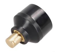Sisinkal TIG Torch Connector Adapter WP-17V 10-25 to WP-26V 35-50 Power Cable Converter for Welding Equipment Machined Brass Lock Connections Plastic Cover with Grip Ribs