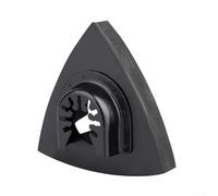 SiSinkal Triangular Sanding Pad 80mm Quick Release, for Oscillating Multi-Tool, High Carbon Steel Sanding Sheet Compatible for Chicago, for HARBOR for FREIGHT, for ROCKWELL