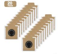 Sisinkal Vacuum Cleaner Dust Collection Bags Compatible with for Dreame Z40 Station Non-Woven Fabric Replacement Filter Bags Multi-Pack Disposable Dust Storage(20 PACK)