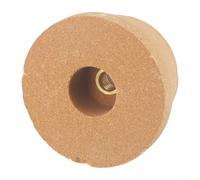 SiSinkal White Corundum Grinding Wheel M10 Thread for 100 Type Angle Grinder, 75mm Emery Cup Stone Polishing Head with Fast Sanding for Trimming Blades and Tools (Orange)(200#)