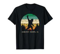 Siskiyou County California Sasquatch Peace Bigfoot Design T-Shirt