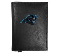 Siskiyou NFL Carolina Panthers Leather RFID Pop-Up Wallet One Size, Black