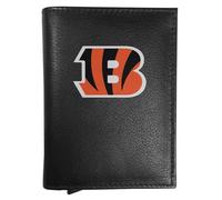 Siskiyou NFL Cincinnati Bengals Leather RFID Pop-Up Wallet One Size, Black