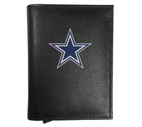 Siskiyou NFL Dallas Cowboys Leather RFID Pop-Up Wallet One Size, Black