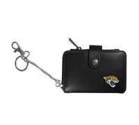 Siskiyou NFL Jacksonville Jaguars Women's Leather Weekender Wallet One Size, Black