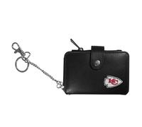 Siskiyou NFL Kansas City Chiefs Women's Leather Weekender Wallet One Size, Black