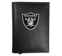 Siskiyou NFL Las Vegas Raiders Leather RFID Pop-Up Wallet One Size, Black