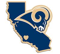 Siskiyou NFL Los Angeles Rams Home State Decal, 5"
