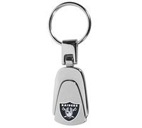 Siskiyou NFL Oakland Raiders Unisex Sportssteel Teardop Key Chain, Steel, One Size