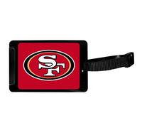 Siskiyou NFL San Francisco 49ers Luggage Tag, Black, 3.25"