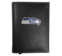 Siskiyou NFL Seattle Seahawks Leather RFID Pop-Up Wallet One Size, Black