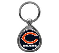 Siskiyou NFL Sports Fan Shop Chicago Bears Chrome Key Chain One Size Team Colors