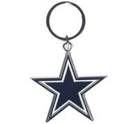 Siskiyou NFL Sports Fan Shop Dallas Cowboys Chrome & Enameled Key Chain One Size Team Colors