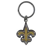 Siskiyou NFL Sports Fan Shop New Orleans Saints Chrome & Enameled Key Chain One Size Team Colors
