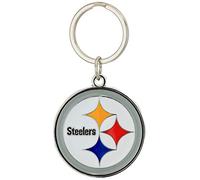 Siskiyou NFL Sports Fan Shop Pittsburgh Steelers Chrome & Enameled Key Chain One Size Team Colors