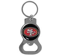 Siskiyou NFL Sports Fan Shop San Francisco 49ers Bottle Opener Key Chain One Size Team Color, Black
