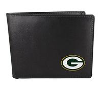Siskiyou NFL Sports Mens Green Bay Packers Bi-fold Wallet One Size Black