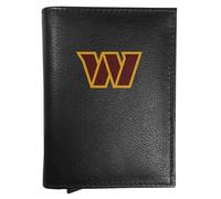Siskiyou NFL Washington Commanders Leather RFID Pop-Up Wallet One Size, Black