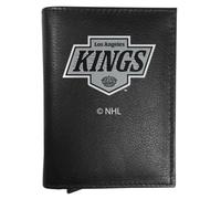 Siskiyou NHL Los Angeles Kings Leather RFID Pop-Up Wallet | Genuine Leather, Removable RFID Cardholder with Pop-up lever