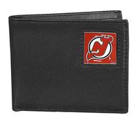 Siskiyou Sports New Jersey Devils® Leather Bi-fold Wallet Packaged in Gift Box
