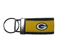 Siskiyou Sports NFL Green Bay Packers Woven Key Chain, One Size, Team Colors