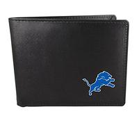 Siskiyou Sports NFL Mens Detroit Lions Bi-fold Wallet One Size Black