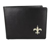 Siskiyou Sports NFL Mens New Orleans Saints Bi-fold Wallet One Size Black