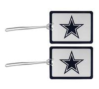 Siskiyou Sports NFL unisex Vinyl Luggage Tag, 2pk