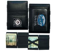 Siskiyou Sports NHL Fan Shop Winnipeg Jets Leather Jacob's Ladder Wallet One Size Black