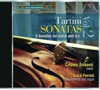 Siskovic/Ferrini - Tartini: Sonatas, Vol. 2, 5 Sonatas for violin and b.c.