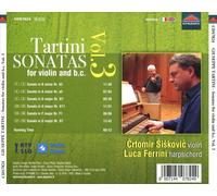 SISKOVIC/FERRINI-TARTINI:SONATAS, VOL. 3 NEW CD