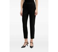 Sisley ankle-length pinstripe trousers - Black 38-40-44