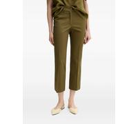 Sisley button cropped trousers - Green 46