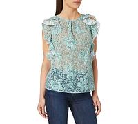 Sisley Women's Blouse 5IOF5QER6, Multicolor Q, Small