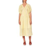 Sisley Women's Dress 41f85vhn6, Yellow 004, 10