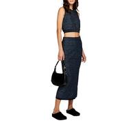 Sisley Women's Skirt 11PUM0007, Mineral Blue 903, L