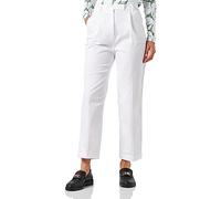 Sisley Women's Trousers 4ED4LF030 Trousers, White 101, 36, White 101., 10