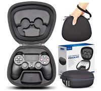 sisma Carry Case Compatible with PS4 Wireless Controller, DS4 Controller Holder Travel Protective Cover Home Safekeeping Storage Case Black Carrying Bag