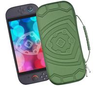 sisma Slim Carrying Case Compatible with Nintendo Switch 2 Console, Hard Shell Travel Protective Case Switch2 Thin Pouch Game Card Holders & Accessories Pocket -ArmyGreen Special Edition