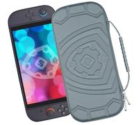 sisma Slim Carrying Case Compatible with Nintendo Switch 2 Console, Hard Shell Travel Protective Case Switch2 Thin Pouch Game Card Holders & Accessories Pocket -Grey Special Edition